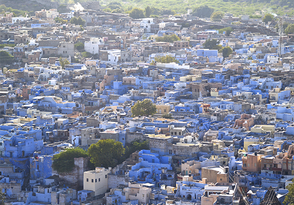 un monde de voyages IndeJodhpur - La cité bleue