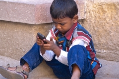 un monde de voyages Inde enfant