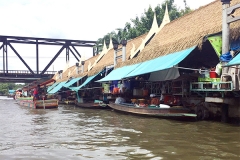 marché flottant Bangkok